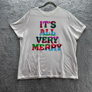 Wondershop Target Men's XXL Christmas T-Shirt It's All Very Merry